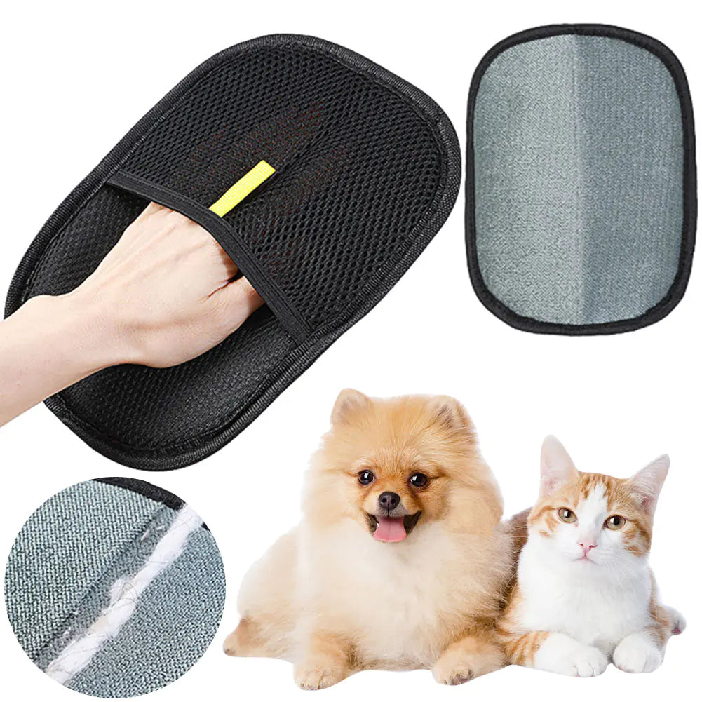 Viral Pet Grooming Remover Glove