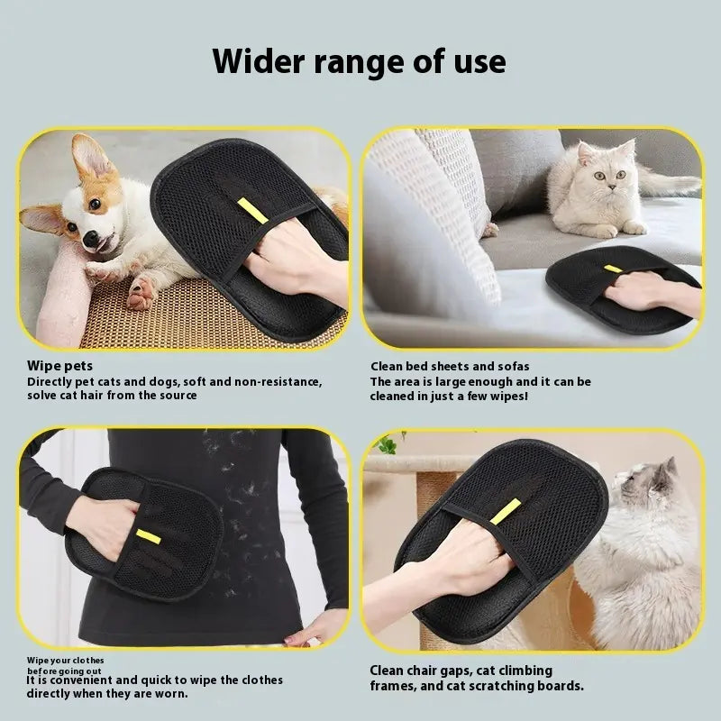 Viral Pet Grooming Remover Glove